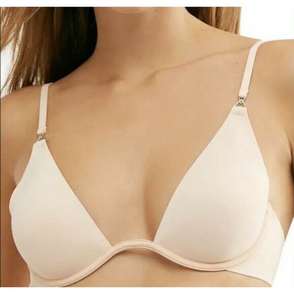 Free People Intimately Bra 32C Ari Underwire Stretch Convertible Moon Cake Pink - Picture 1 of 9